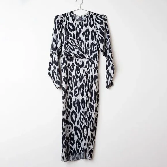 Ronny Kobo Zebra Jade Dress - Size S